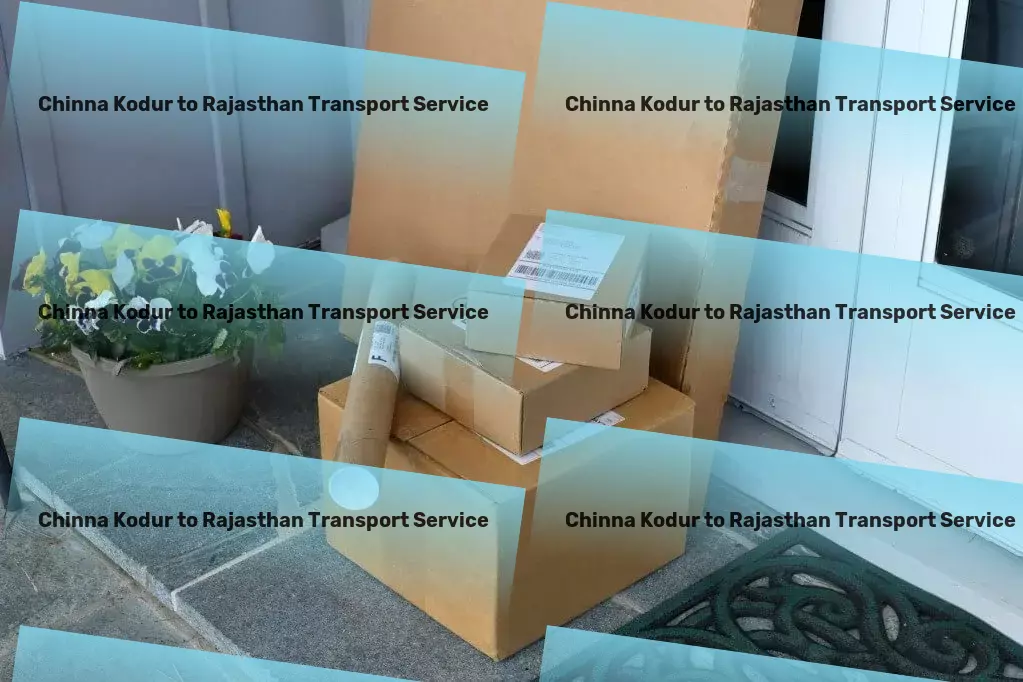 Chinna Kodur to Rajasthan Transport Leader in seamless transportation services across India. - Inter-city freight forwarding