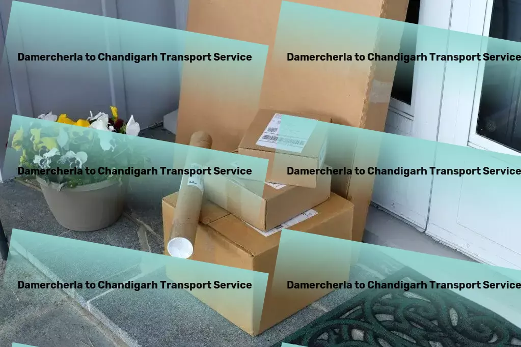 Damercherla to Chandigarh Transport National package services