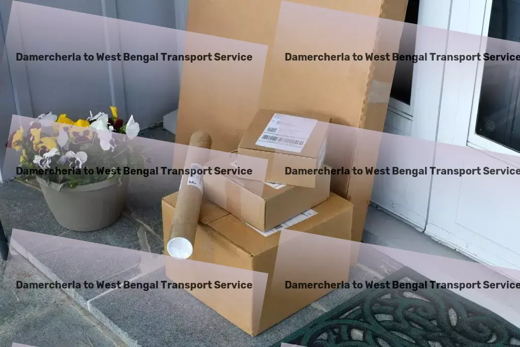 Damercherla to West Bengal Transport National road cargo services