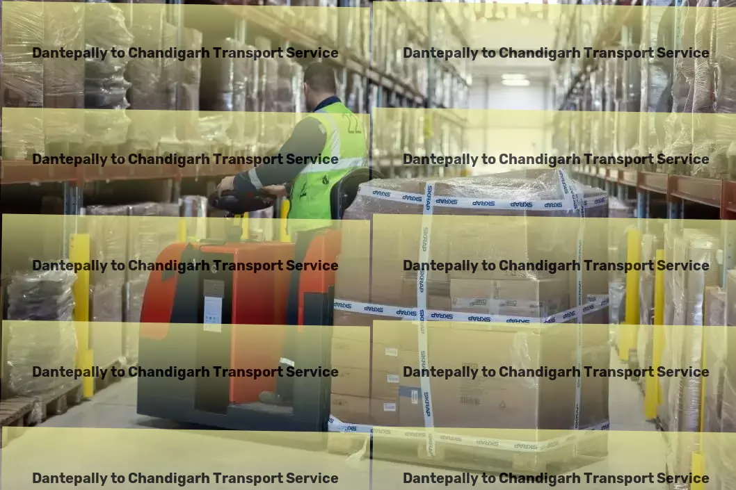 Dantepally to Chandigarh Transport Customized cargo logistics