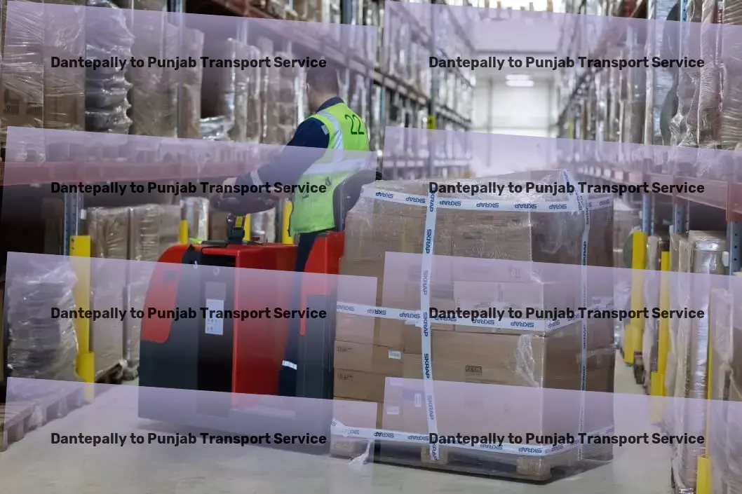 Dantepally to Punjab Transport Diverse cargo services