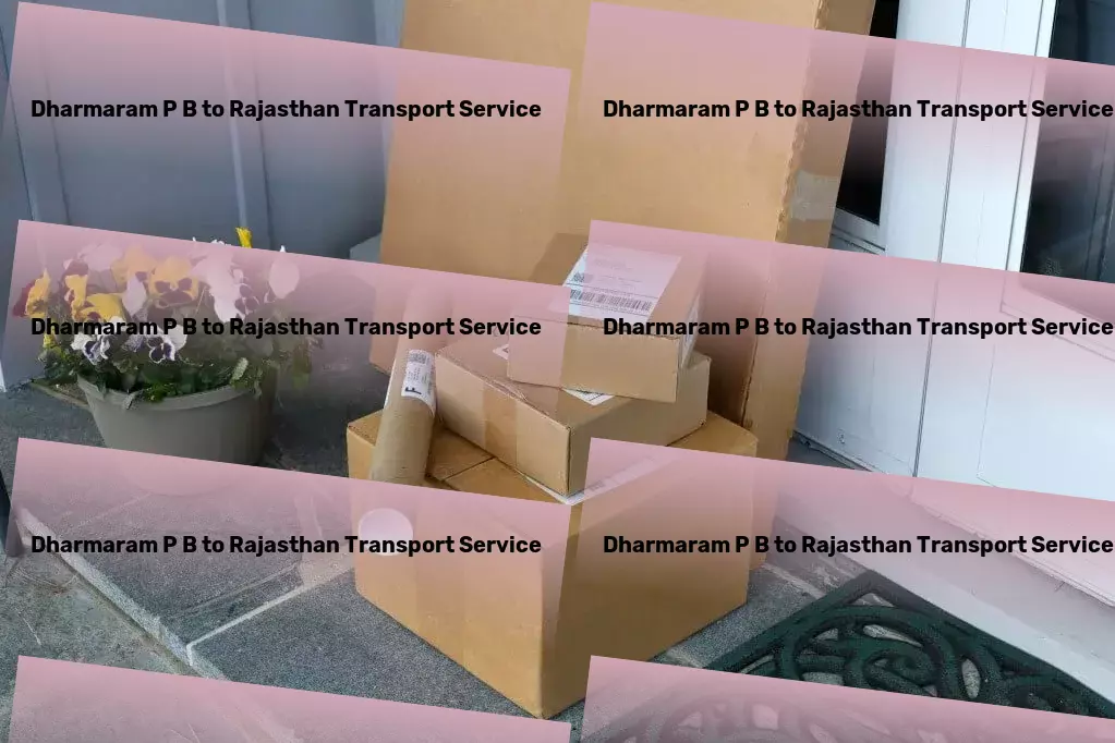 Dharmaram P B to Rajasthan Transport Transport logistics