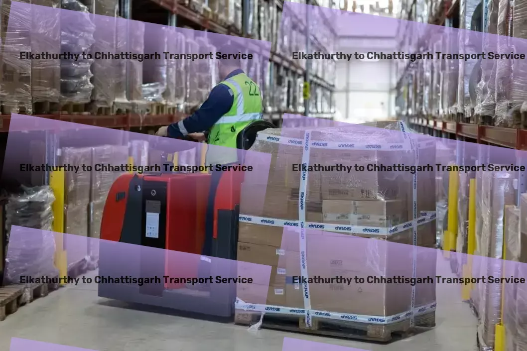 Elkathurthy to Chhattisgarh Transport A benchmark for transport services within India. - Specialized freight delivery