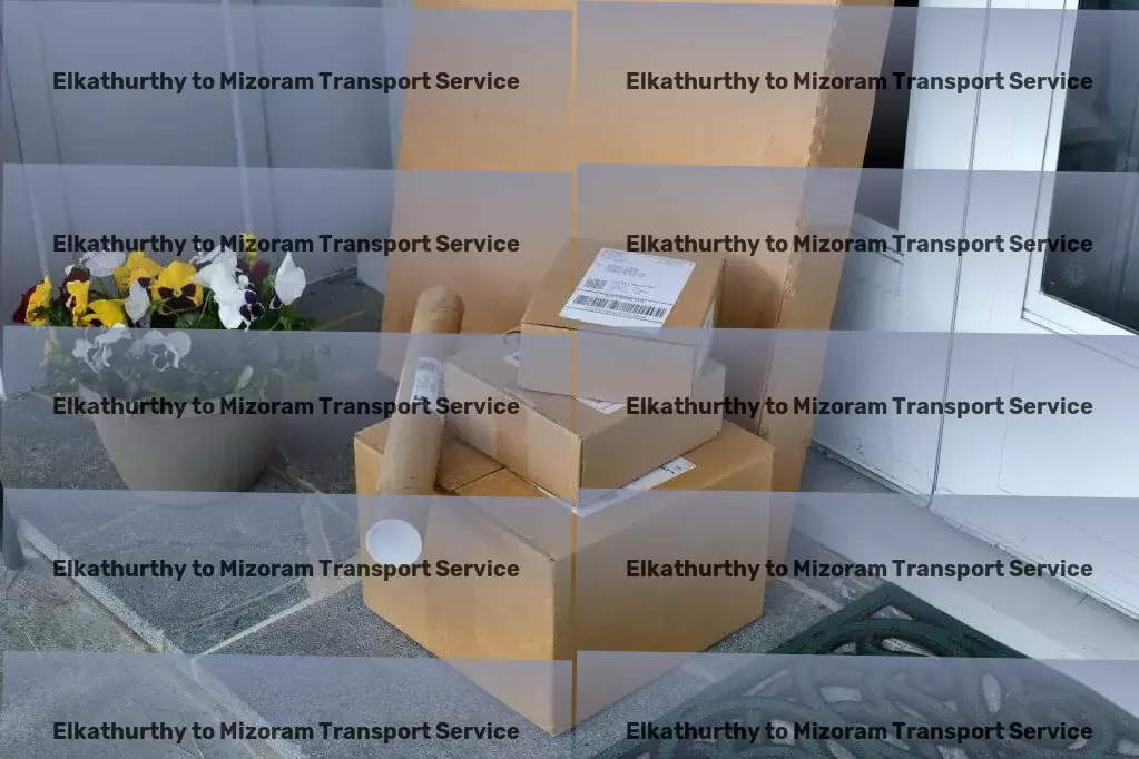 Elkathurthy to Mizoram Transport Heavy load movers