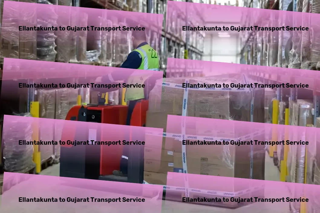 Ellantakunta to Gujarat Transport Long-distance freight logistics