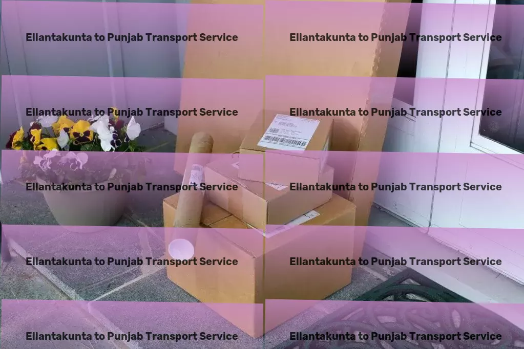 Ellantakunta to Punjab Transport Pave your way through India's logistics maze with us. - Household item courier