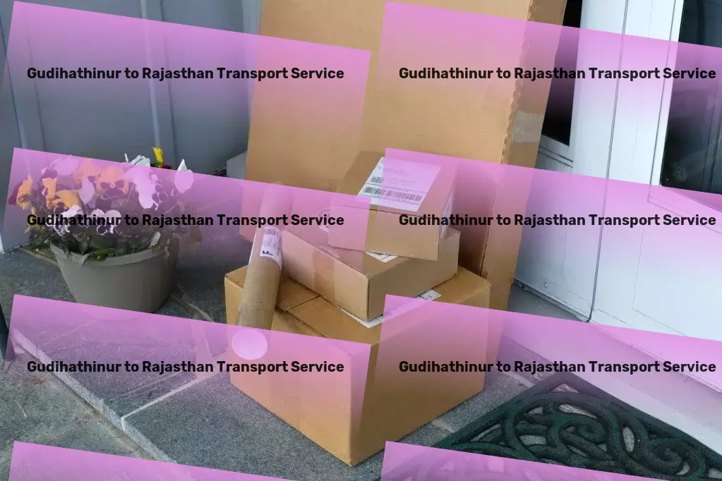 Gudihathinur to Rajasthan Transport Where every destination is reached with care and precision! - Business logistics