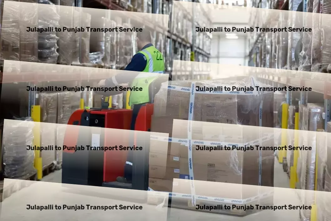 Julapalli to Punjab Transport National cargo logistics