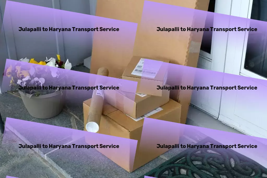 Julapalli to Haryana Transport Personalized courier services