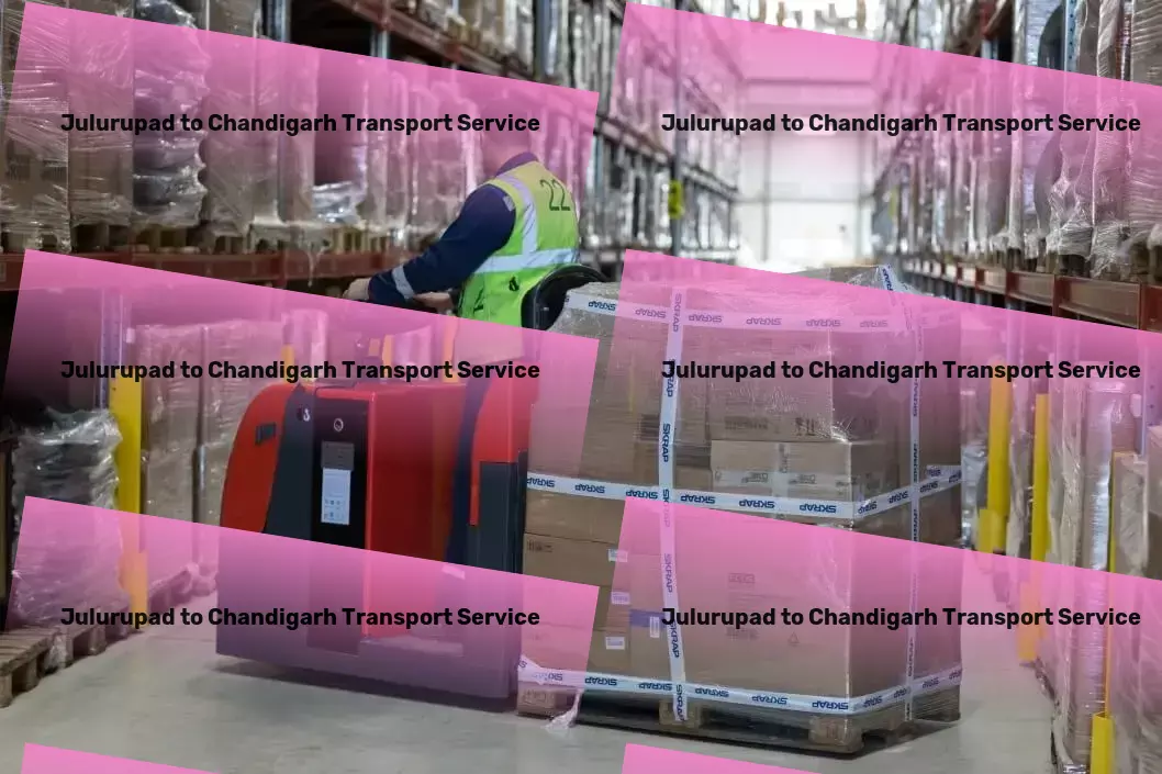 Julurupad to Chandigarh Transport A seamless integration of technology and Indian logistics know-how! - Large-scale cargo moving