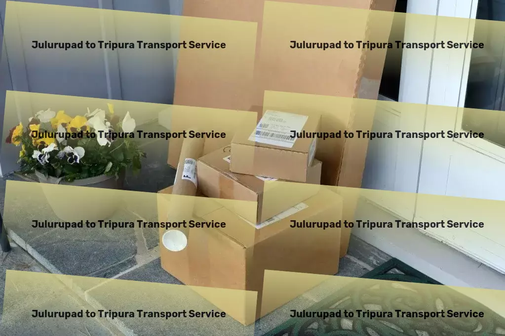 Julurupad to Tripura Transport Household item courier