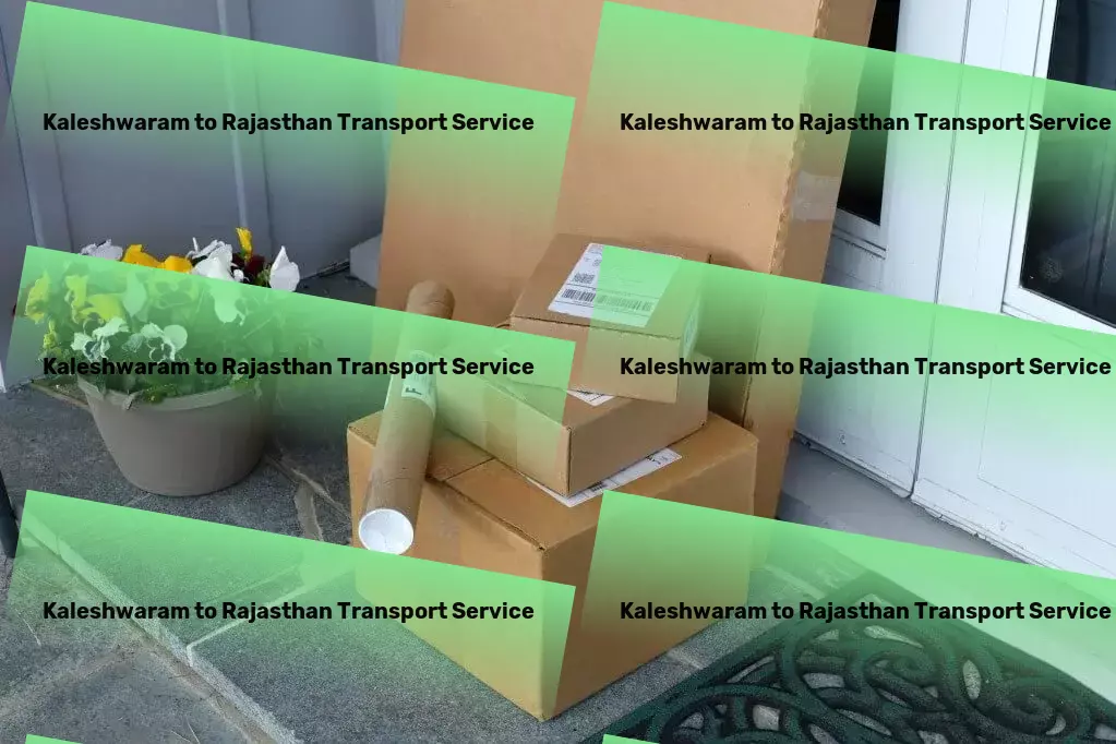 Kaleshwaram to Rajasthan Transport Commercial truckload shipping